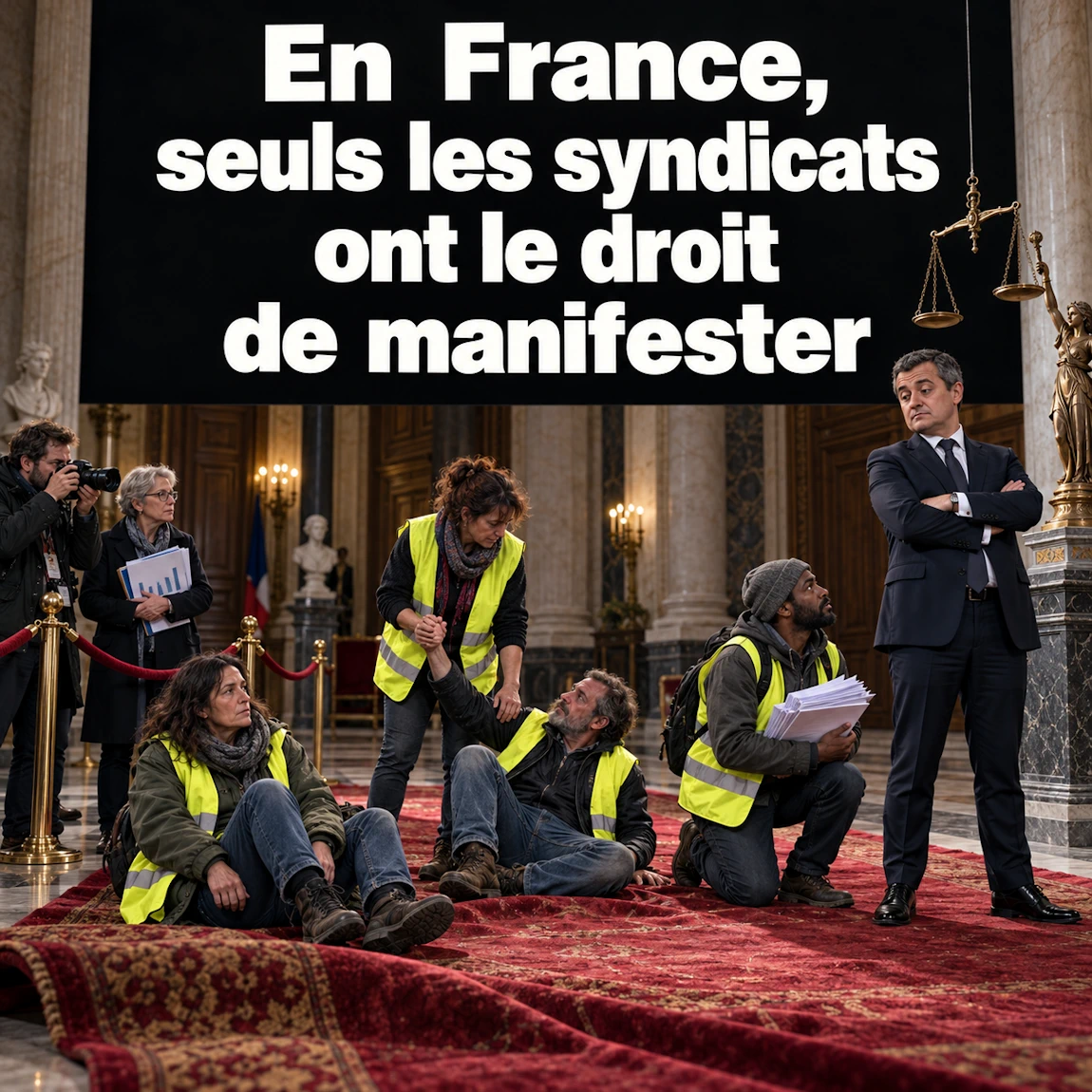 Seuls les syndicats ont le droit de manifester en France - République du Bien commun et du Vivant : 6 mois pour agir !