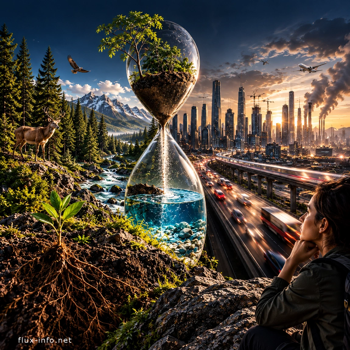 Le temps entre nature et industrie - Regard Extraterrestre