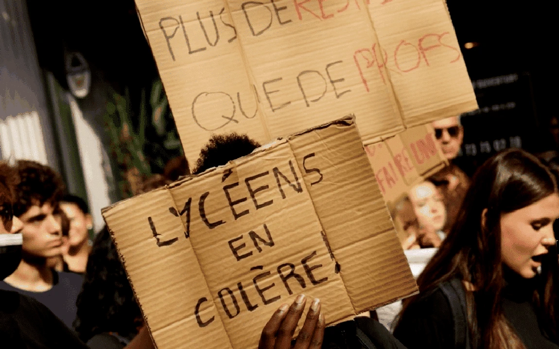 Manifestations des lycéens en France en octobre 2026 - Violence et Haine dans le Monde : la Machine à Colère